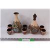 Image 1 : (9) Cuba Ceramic Vase & Decanter Set