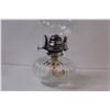 Image 2 : 13" Glass Oil Lamp with Chimney