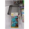 Image 3 : Baking Lot (New & Used) - Cake Pan, Baking Cups, Sprinkles (Opened), Parchment Paper, Sugar Sheets, 