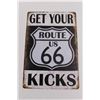 Image 3 : (2) Reproduction Tin Signs (11.75"x7.75") - Guinness Beer & Route 66