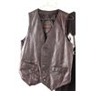 Image 2 : *Black Sheep Faux Leather Vest (Small, Missing A few Buttons) , "Slaughter Creek: Hill Country"(L) &