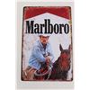 Image 2 : (2) Reproduction Tin Signs (11.75"x7.75") - Marlboro & Native Pride