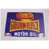 Image 3 : (2) Reproduction Tin Signs (11.75"x7.75") - Good-Year & Golden Fleece Motor Oil