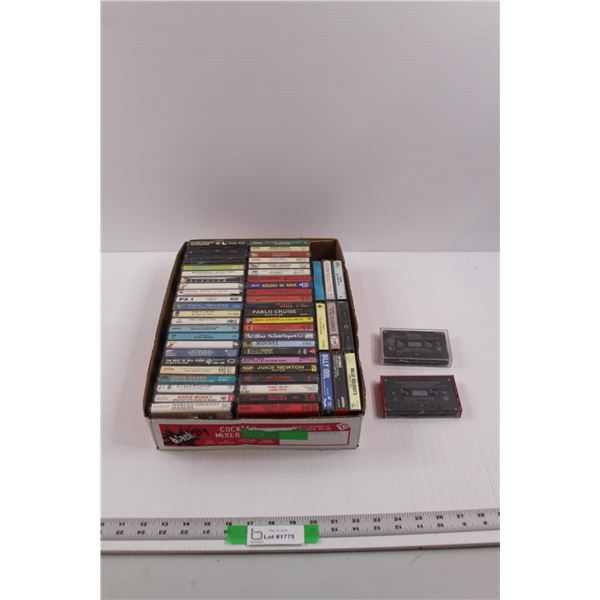 (57) Vintage Cassette Tapes of Varying Artists & Genre - Juice Newton, Madonna, Barry White, Merle H