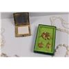Image 2 : Various Jewelry - Necklaces, Bracelet, Brooch/Earrings etc. & Small Compact