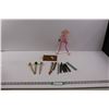 Image 1 : Pencils, Ruler, Benddie Bunny, Leather Bound Notebook, Pens etc.