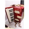 Image 3 : Math. Hohner A.G Camillo Jr. Accordion w/Case, Original Sale Receipt (June 1959) & Music Sheets
