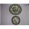 Image 2 : (2) Staffordshire (Plate and Saucer) Salt/Peppers,(3) Assorted Bowls/Dish
