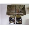 Image 3 : (4) Vintage Metal Kitchen Canisters