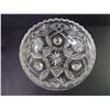 Image 3 : Crystal Footed Fruit Bowl, Cut Glass Sugar Bowl and (2) Clear Glass Bowls