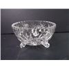 Image 4 : (2)Crystal Footed Fruit Bowl,(3) Glass Candy Dishes,(2) Ashtrays, Vase and Trinket Dish