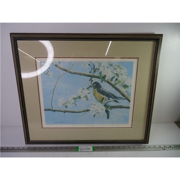 Framed Print-"Signs of Spring" 1987-24x20