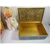 Image 2 : Lot of Misc.-Patterns, Christmas Ornament, Empty Tin, Box, Doll Books