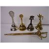 Image 4 : (16) Souvenir Bells and (2) Souvenir thermometer and Sword