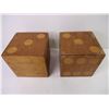 Image 3 : Pair of Wooden Dice and Pair of Spinning Hand Drums from Nassau