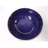 Image 3 : 6" Blue Camping Enamelware Cereal Bowl and Vintage Robins Egg Blue Enamelware Bowl