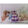 Image 1 : Box of Vintage Dolls with Lots of additional clothing