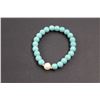 Image 2 : Turquoise Beaded Bracelet w/ What Appears to Be A Pearl
