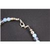 Image 3 : Opaline Beaded Necklace w/Leopard Pendant - 34" Long