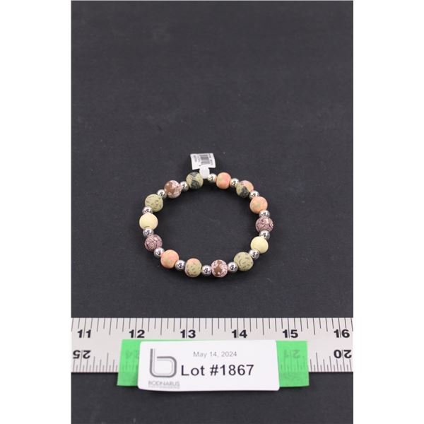 New Harvest Clay Bead Bracelet