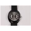 Image 2 : Men's Police Watch w/Black Leather Band