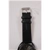 Image 3 : Men's Police Watch w/Black Leather Band