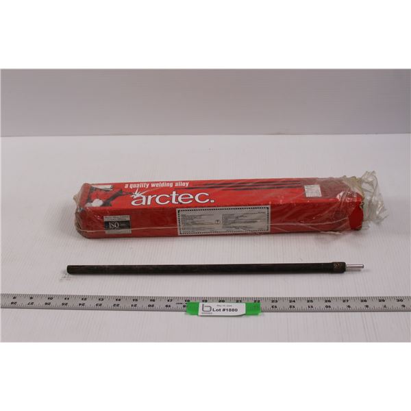 Arctec 661T Tubular Chromium Carbide Electrodes For Hard Surfacing/Abrasion Resistance - 1/2" (Box H