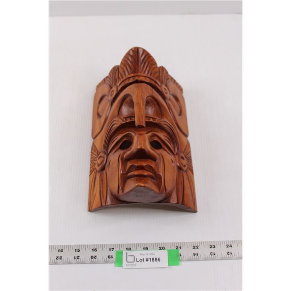 Carved Wooden Tribal Mask