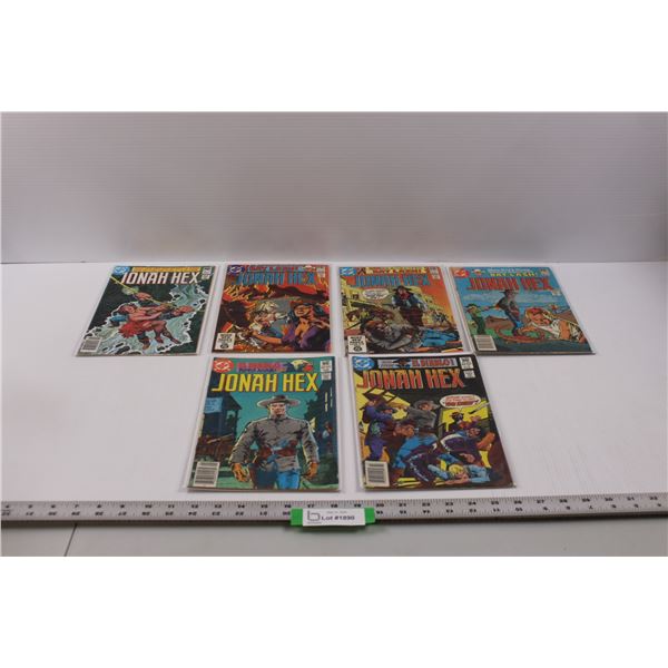 (6) Raw DC Comics "Jonah Hex" - 1980-1982 Issues No.36, 49, 51,52, 56 & 57 (All Bagged w/Backer Boar