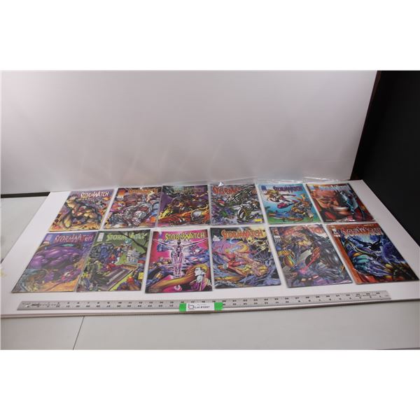 (12) Raw Image Comics "Stormwatch": 1994-1995 Issues No.10,11,12,13,14,15,16,17,18,19,20 & 22 (All B