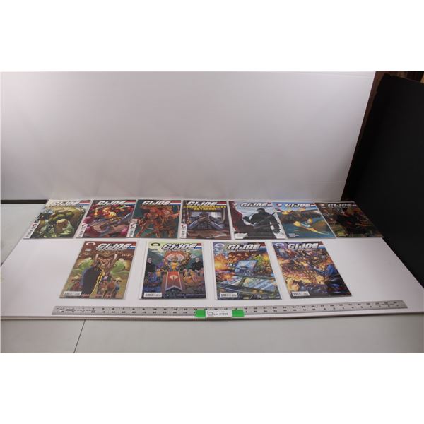 (11) Raw "G.I.Joe Comics: (4) 2003 Image Comics Issues No.22,23,24,25 & 2004-2006 DDP (Devil's Due) 