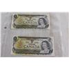 Image 2 : (3) Canadian 1973 $1 Bills