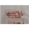 Image 3 : (3) Canadian 1986 $2 Bills