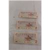 Image 4 : (3) Canadian 1986 $2 Bills