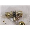 Image 2 : (2) Door Knobs & Container of Misc. Hardware