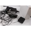 Image 5 : Various Electronics Cables,(2) Wired Mouse, Power Bar, A/C Adapters, Small Waste Bin etc.