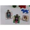 Image 5 : Vintage Green Glass Bottle, Kids Animal Puzzles & *(3) Fridge Magnet Picture Frames