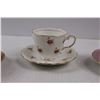 Image 3 : (5)China Tea Cups w/Saucers - (2) Paragon, (1) Royal Stuart & (2) Unmarked