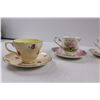 Image 2 : (5) China Tea Cups w/Saucers - Royal Albert, Foley, Renaissance, Colclough