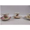 Image 3 : (5) China Tea Cups w/Saucers - Royal Albert, Foley, Renaissance, Colclough