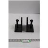 Image 1 : (2) Steel Book Ends Made of Concrete Anchor Stud/Angle Iron