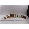Image 1 : (11) Vintage Household Items - Spice Tins w/Spice, Cleaning (Watkins, Nabob, Seneca, Empress, Zud, R
