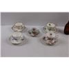 Image 2 : (5) China Tea Cups w/Saucers (Royal Albert, Radford's, Salisbury, Gladstone, Adeline) , Johnson Bros
