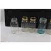 Image 2 : (8) Sealer Jars Of Various Makers & Size - Kerr, Ball, Improved Gem, Domglas