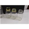 Image 3 : (6) Sealer Jars Of Various Makers & Size - Kerr, Improved Gem, Jewel