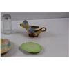 Image 2 : Duck Cream Pitcher, (2) Decorative Dishes & Glass Jar w/Lid