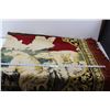 Image 4 : 72"x48" Throw Rug/Wall Tapestry "Polar Bears" - Few Tears Along Top Edge