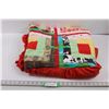 Image 3 : Hand Made 68"x58" Quilt w/15" Skirt