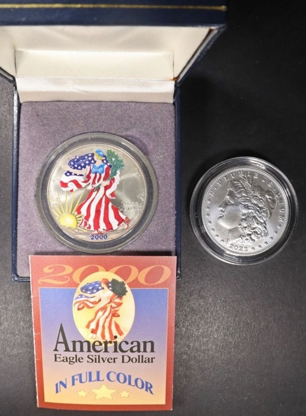 Ase Rounds 1 OZ .999 SILVER ROUND & 2000 (COLORIZED) ASE