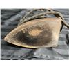 Image 19 : GLASS AND WOOD VINTAGE WASHBOARD AND SAD IRONS